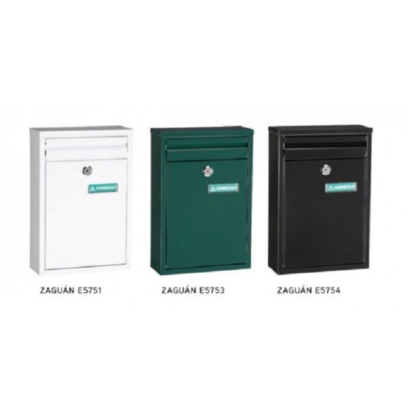 Cassetta Postale A5 in Acciaio modello Zaguan mm.220x80x320h varie finiture  Arregui