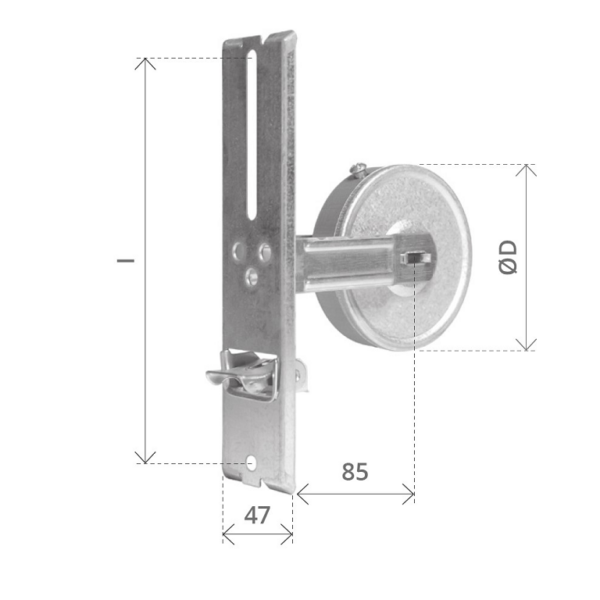 Avvolgitore Automatico Multi Interasse mm.104-142 Mini per Cintino da mm.22 Mt.6 | Bolis Carlo