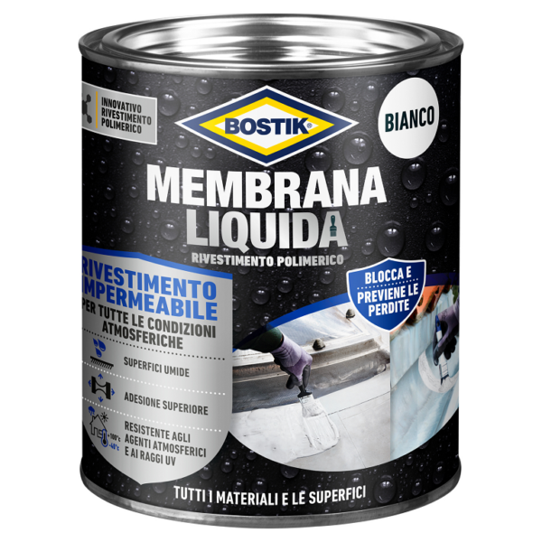 Membrana Liquida Rivestimento Polimerico Bianco kg.1 | Bostik