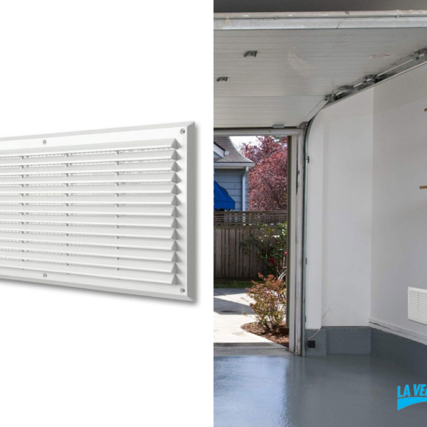 Griglia Rettangolare+Rete Bianco mm.500x227  | La Ventilazione