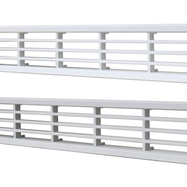 GRIGLIA INCASSO RETTANGOLARE PER MOBILI FORO mm.200x30x10h VARI COLORI  | LA VENTILAZIONE