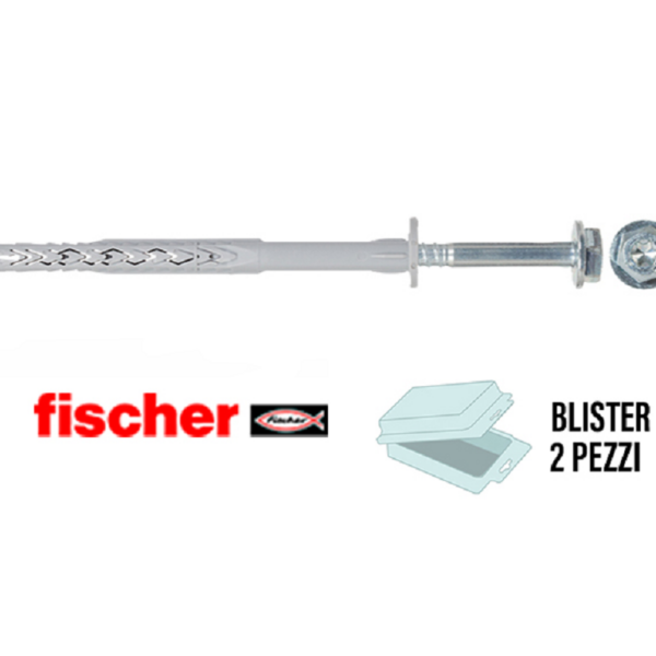 Tassello Nylon Prolungato con Vite Torx-TE SXRL d.10  FUS CE in Blister da Pezzi 2 varie lunghezze | Fischer
