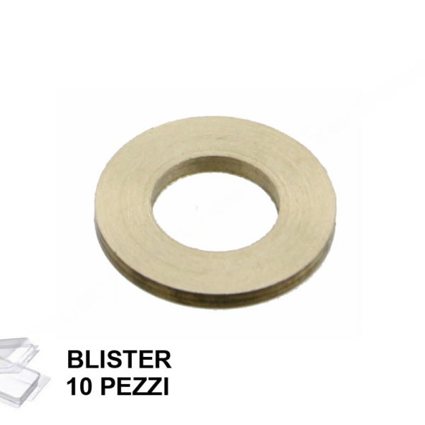 ROSETTA PER VITE TE OTTONE UNI6592 IN BLISTER DA PEZZI 10 VARI DIAMETRI