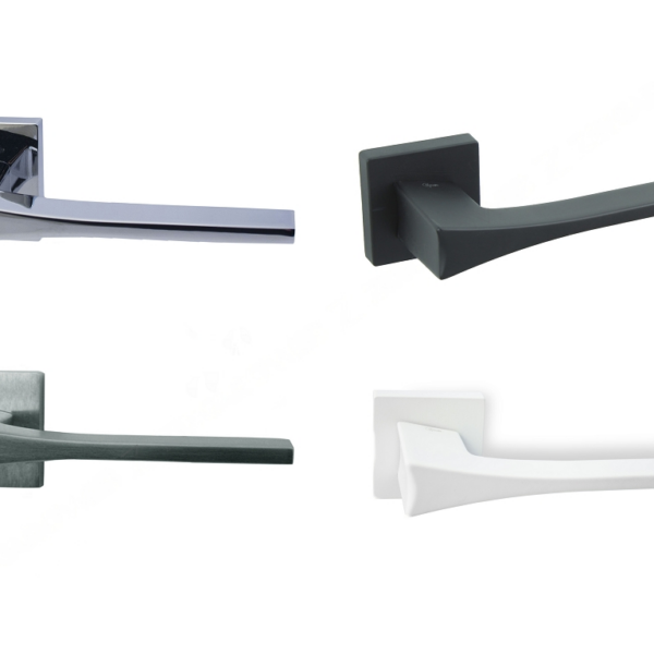 Maniglia Malibu Rosetta Quadra D.50x50x9h Bocchetta Foro Chiave varie finiture | Comit