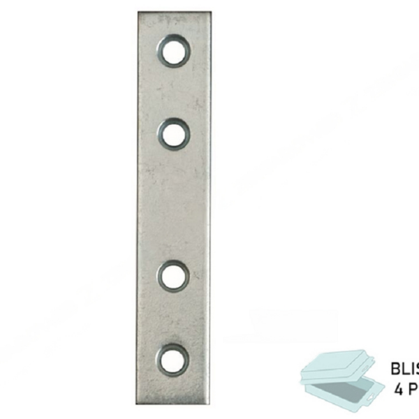 LASTRINA DIRITTA ZINCATO LARGHEZZA 15 IN BLISTER DA PEZZI 4 VARIE LUNGHEZZE   SIPA