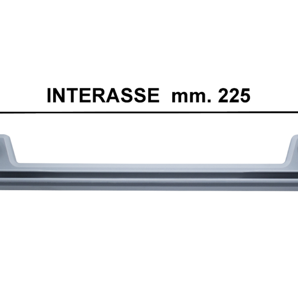 Staffa Aggancio Griglia Scolapiatti Senza Perno PVC mm.255x40 Interasse Agganci mm.225 | Inoxa