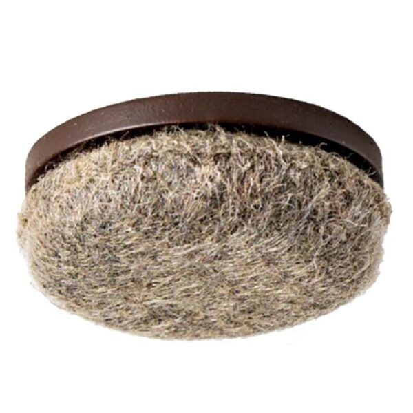 Scivolo Tondo Adesivo con Feltro in Lana Feltin Cup Blister da Pezzi 8 Marrone varie misure  Italfeltri