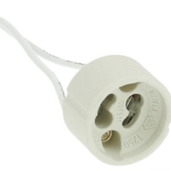 Portalampada in Ceramica Attacco GU10-Gz10 Cavo mm.250 | Lampo