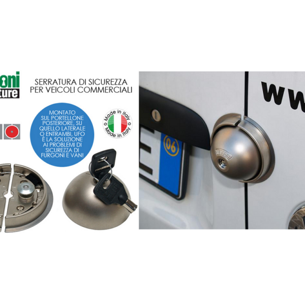 Lucchetto Ufo Antifurto Defender Portelli Metallici Singolo | Meroni