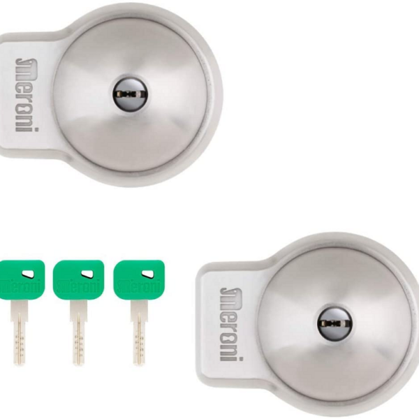 Lucchetto Ufo+Bloccaporta Antifurto Furgone Chiave Unica Coppia pz.2   Meroni