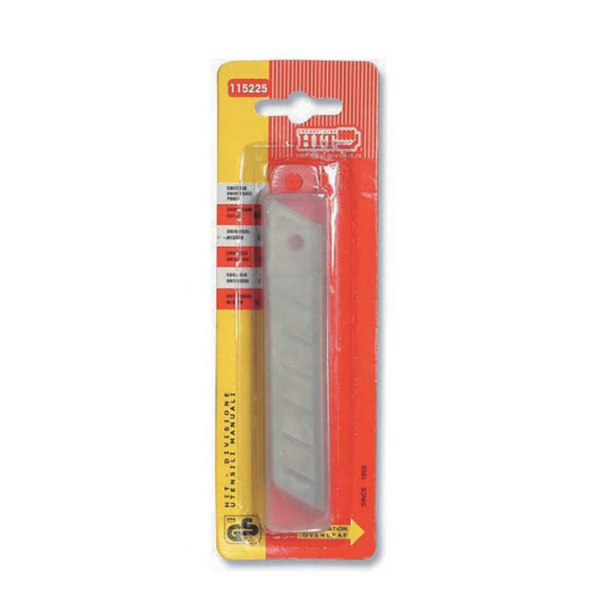 Lame Cutter Medio da Spezzare mm.18 pz.10  HIT