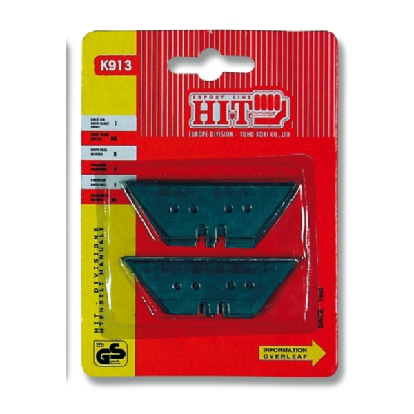Lame Trapezoidale 53x19mm pz.10  HIT