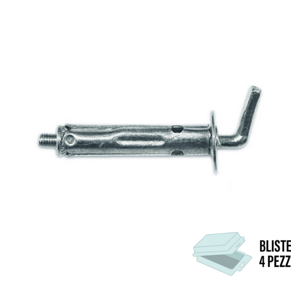 Mini Tassello MA3 in Blister da pz.4 Gancio Corto | Minutex