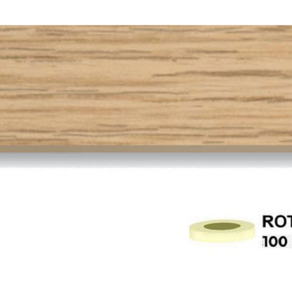 Bordo legno preincollato spessore 6/10 mt.100 Rovere varie altezze | Laminbord