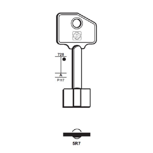 Chiave Grezza Pompa Cr 5r7 | Silca