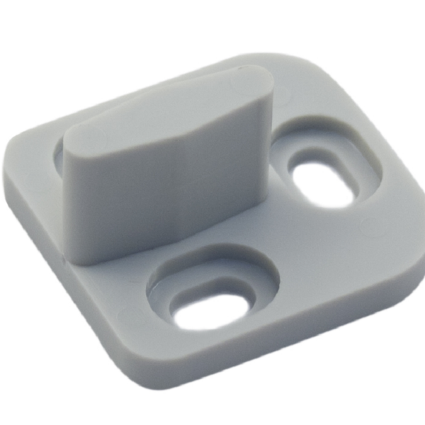 Guida Infilare a Pavimento Nylon Grgio mm.33x30x17h  Terno Scorrevoli