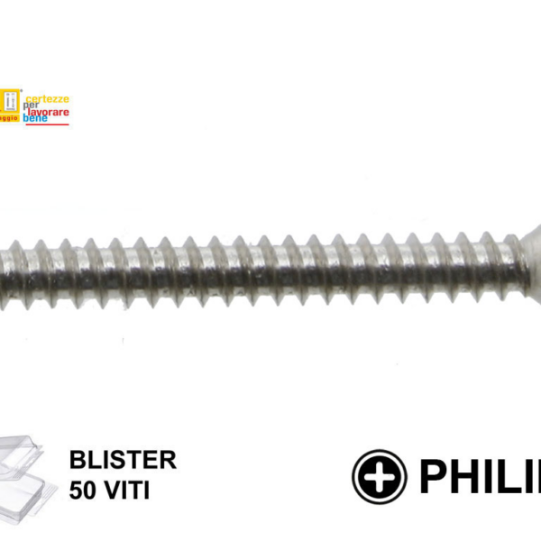 VITE AUTOFILETTANTE TSP PH2 NICHELATA IN BLISTER mm.3,9 VARIE LUNGHEZZE  | TECFI