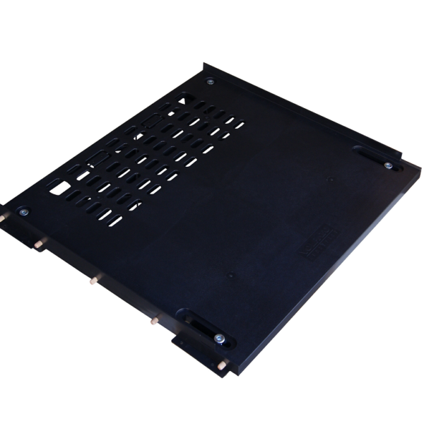 Base colonna frigo nero cm.56x52 predisposizione per piedi a tubo | Volpato