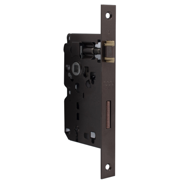 Serratura Patent Piccola Bordo Quadro Frontale 20x188 mm.Interasse 70 ABR-Bronzato Varie Entrata  | AGB