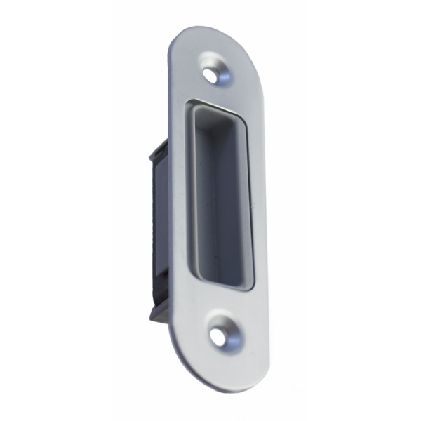 Contropiastra Regolabile mm.80x22 per Serratura Magnetica Pvc Grigio Varie Finiture | Bonaiti