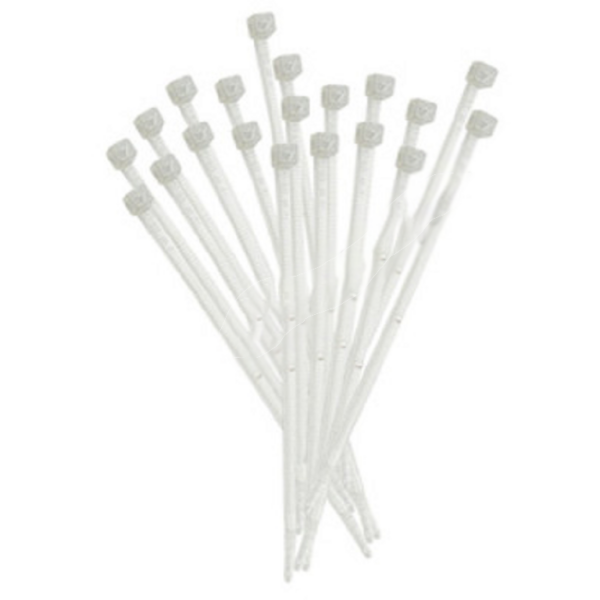 FASCETTE NYLON BIANCO IN BLISTER PEZZI 100 VARIE MISURE  | SIPA