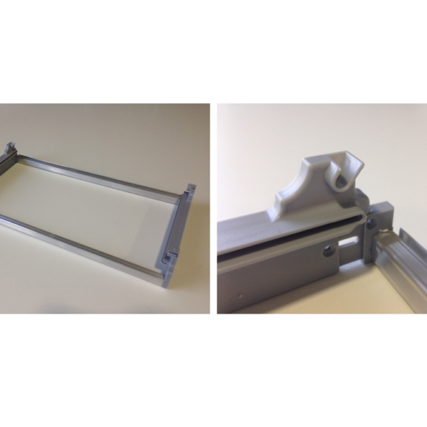 Telaio Alluminio+Supporto Pvc Estensibile per Mobile varie misure | Inoxa