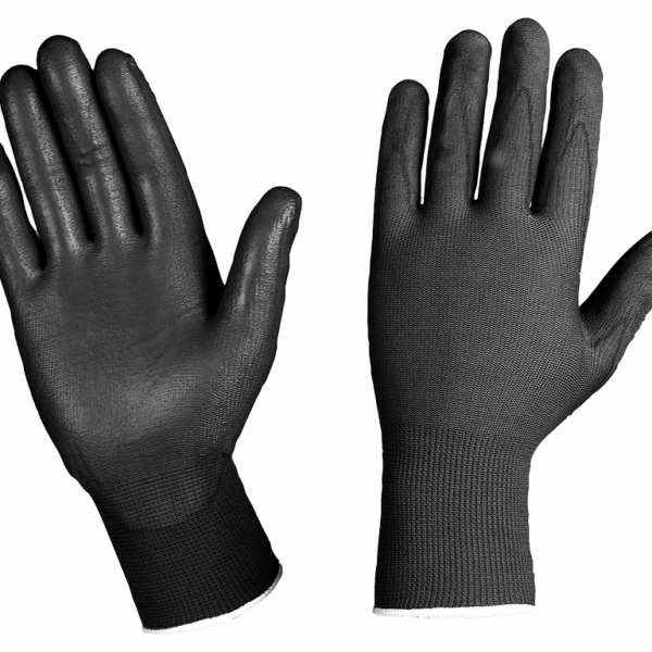 Guanti Eco-Lite Nero Filo Continuo Nylon/Poliuretanico Tg.8 L