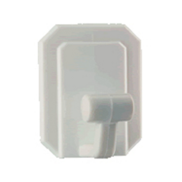 Gancio Maxi Adesivo in Plastica Bianco | Sipa