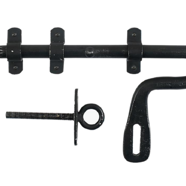 Catenaccio Traverso Forgiato Tondo d.Ø14 mm.250 Nero Italiano | Utensil Legno